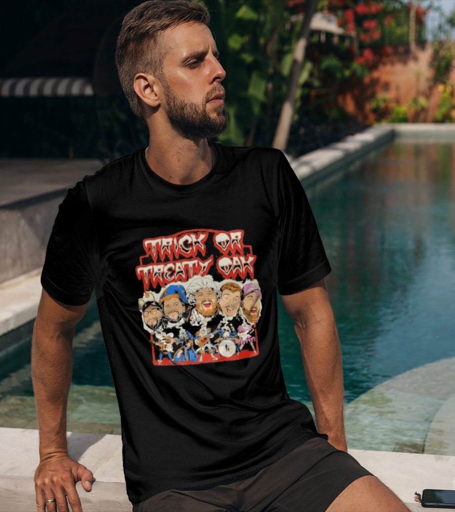 Trick Or Treaty Oak 2026 Concert Melody Mountain Ranch Stephenville Texas Oct 30 2026 T-Shirt