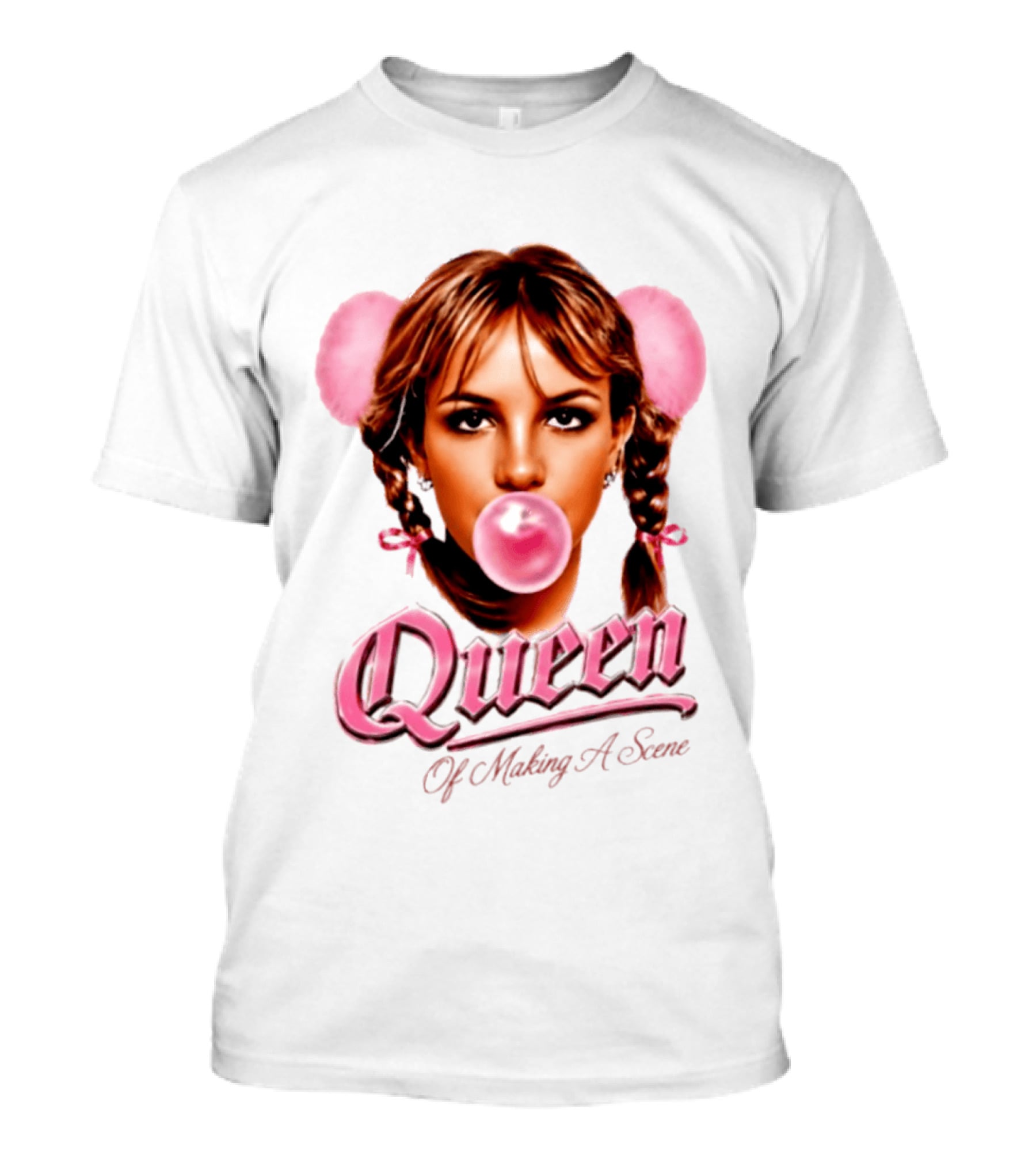 Britney Spears Queen Bubblegum Pop Princess Scene T-Shirt