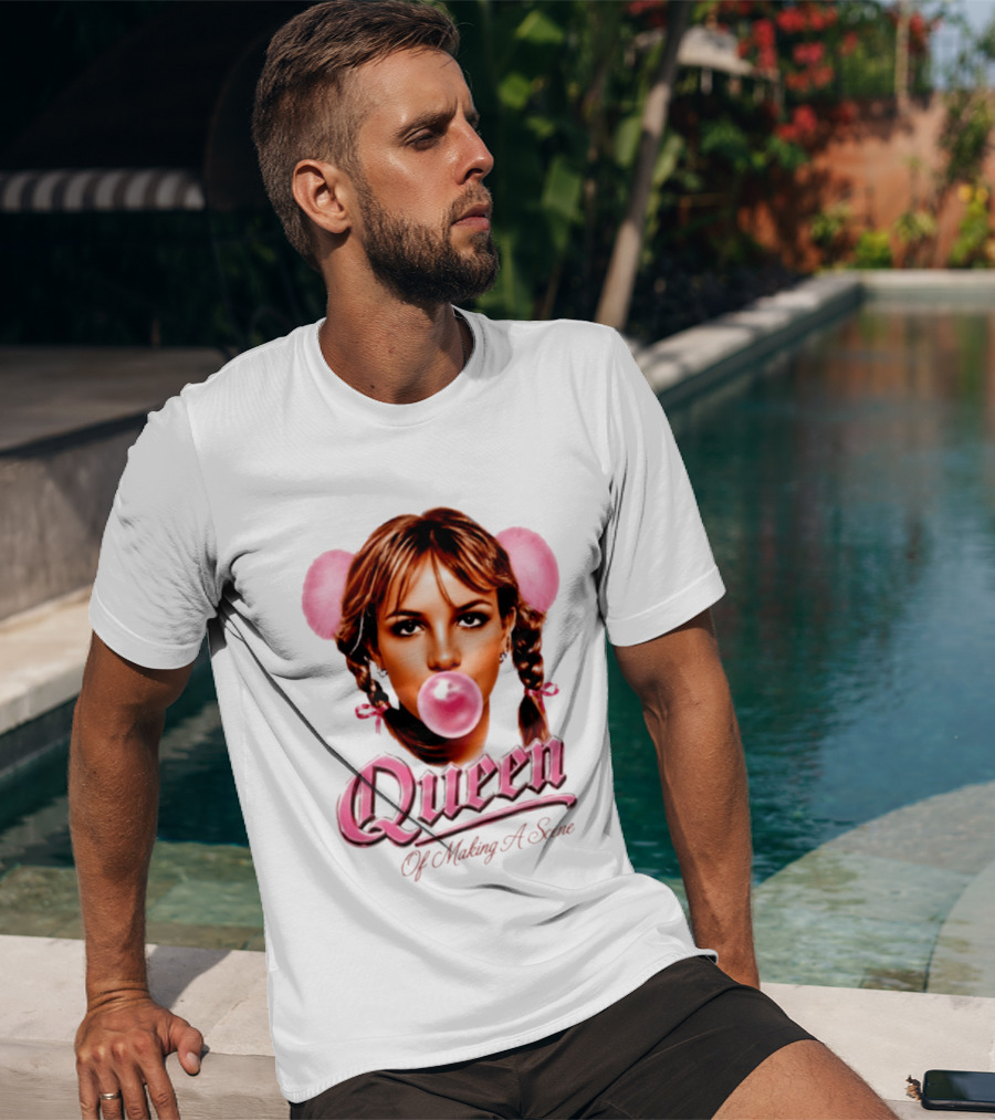Britney Spears Queen Bubblegum Pop Princess Scene T-Shirt