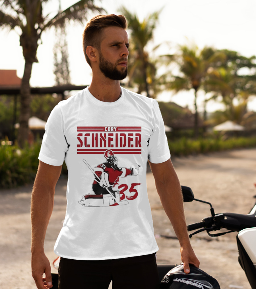 Cory Schneider New Jersey Devils Hockey Player 35 T-Shirt