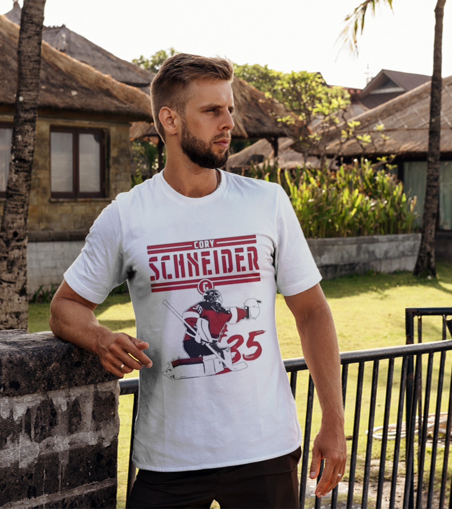 Cory Schneider New Jersey Devils Hockey Player 35 T-Shirt