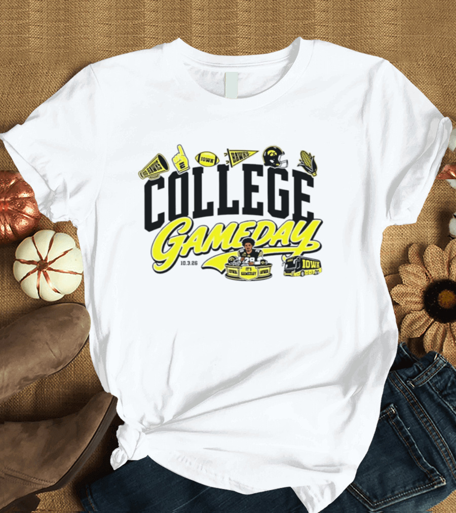 Kamari Moulton College Gameday Iowa Hawkeyes 2026 ESPN T-Shirt