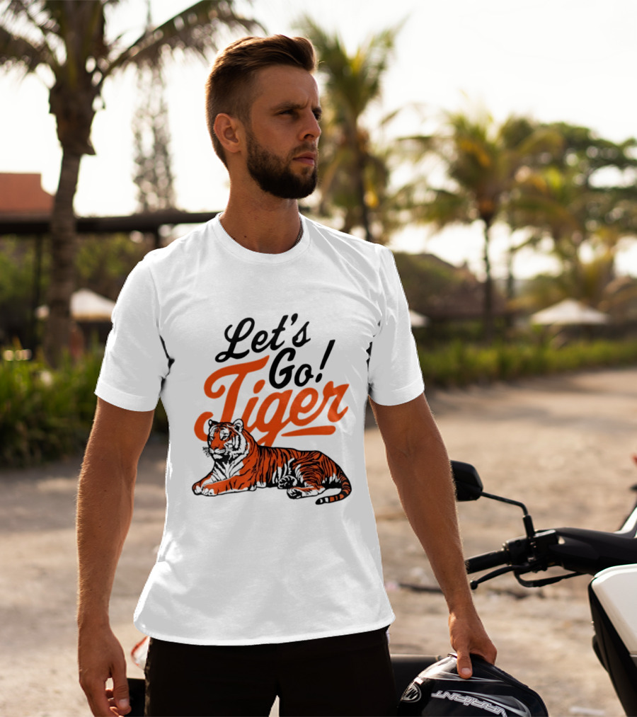 Let's Go Tiger Cincinnati Bengals Football Fan Gear T-Shirt