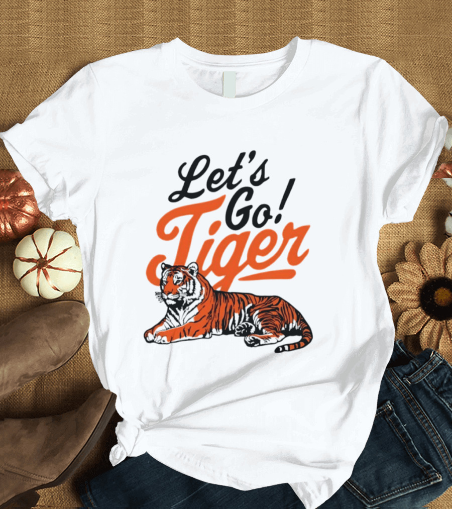 Let's Go Tiger Cincinnati Bengals Football Fan Gear T-Shirt