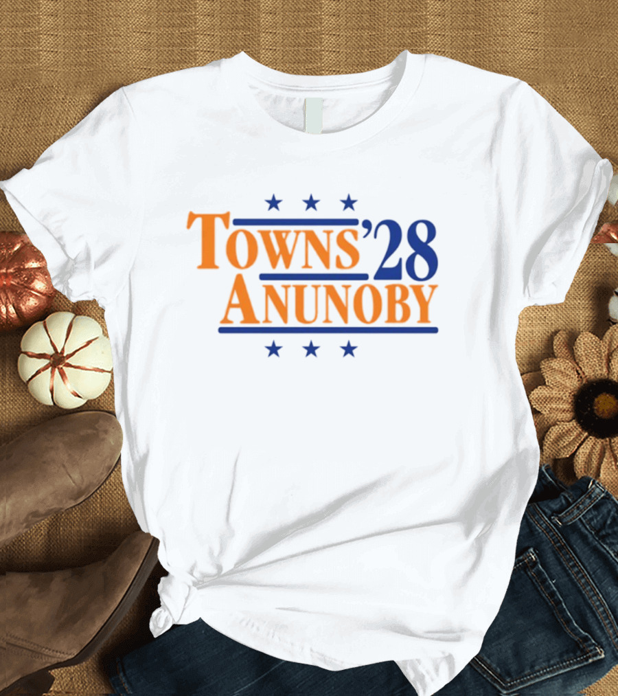 Towns Anunoby 28 New York Knicks Stars T-Shirt