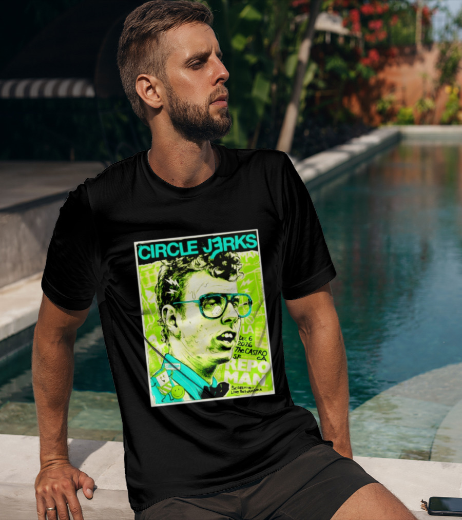 Circle Jerks Repo Man Screening Dec 6 2026 The Castro SF Live Performance T-Shirt