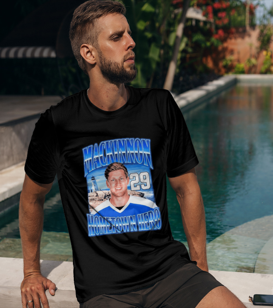 Mackinnon 29 Hometown Hero Lighthouse Scene T-Shirt