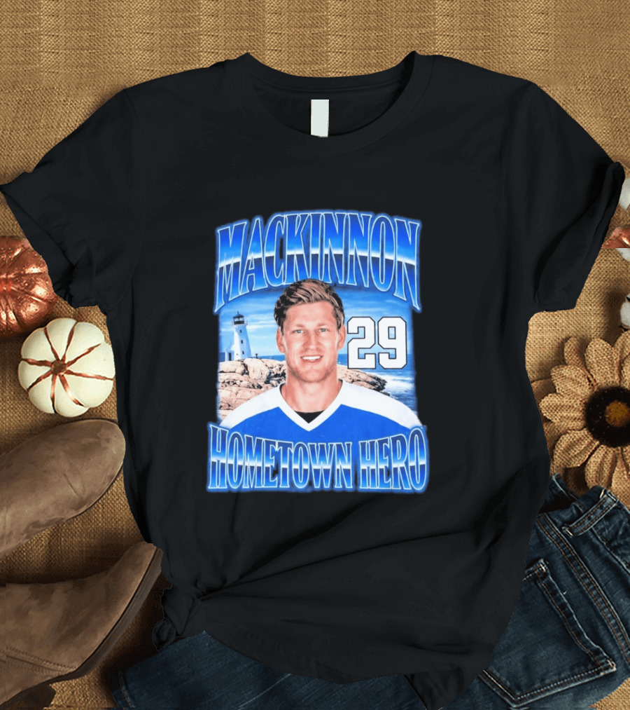 Mackinnon 29 Hometown Hero Lighthouse Scene T-Shirt