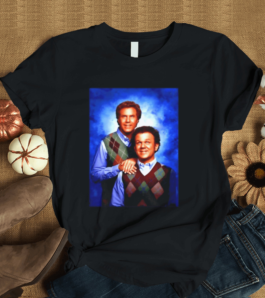 Will Ferrell John C Reilly Step Brothers Argyle Sweater T-Shirt
