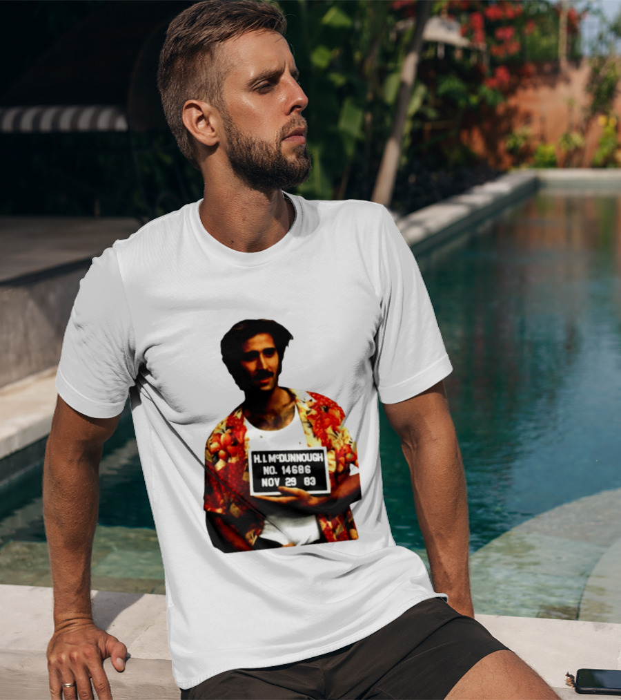 Nicolas Cage HI McDunnough Shot No. 14686 Raising Arizona November 29 83 T-Shirt