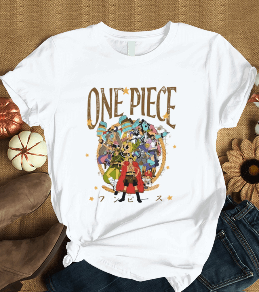 One Piece Elbaph Group Cartoon T-Shirt