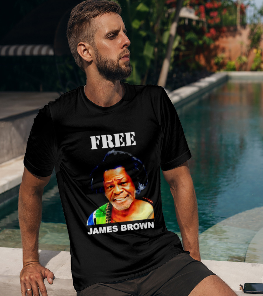 FREE James Brown Godfather Of Soul Funk T-Shirt