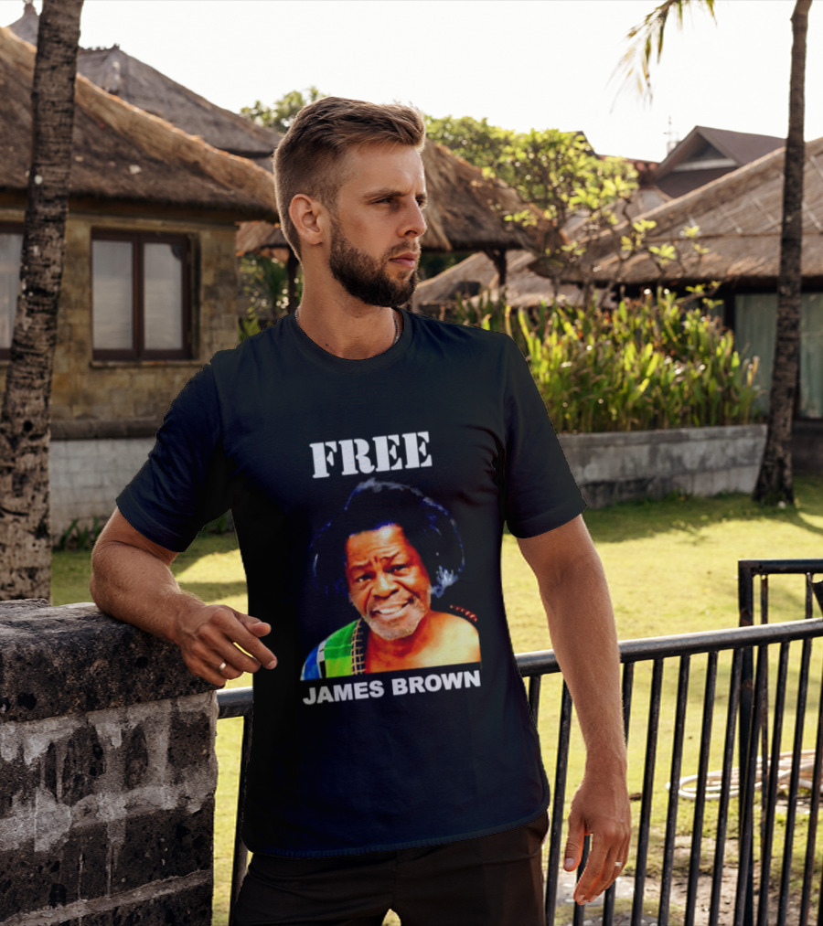 FREE James Brown Godfather Of Soul Funk T-Shirt