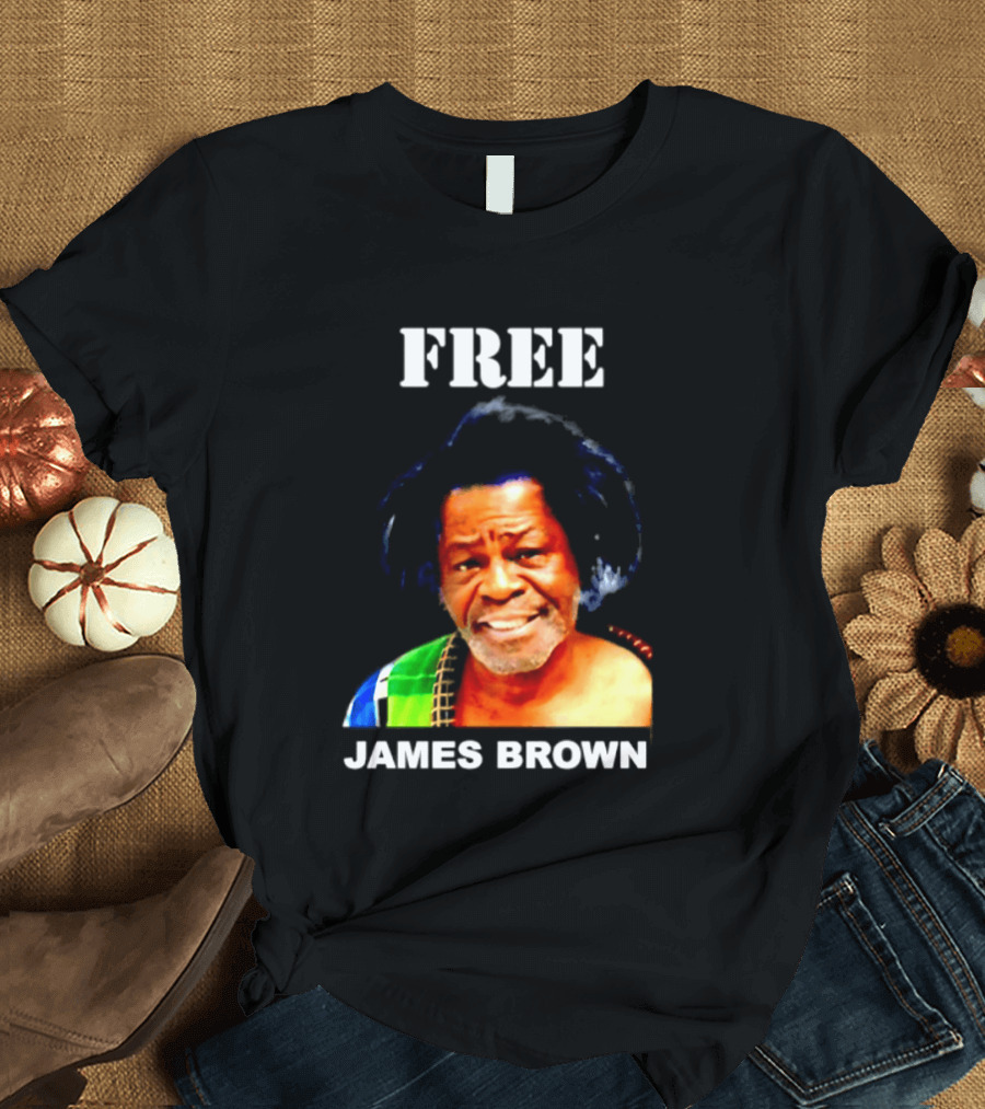 FREE James Brown Godfather Of Soul Funk T-Shirt