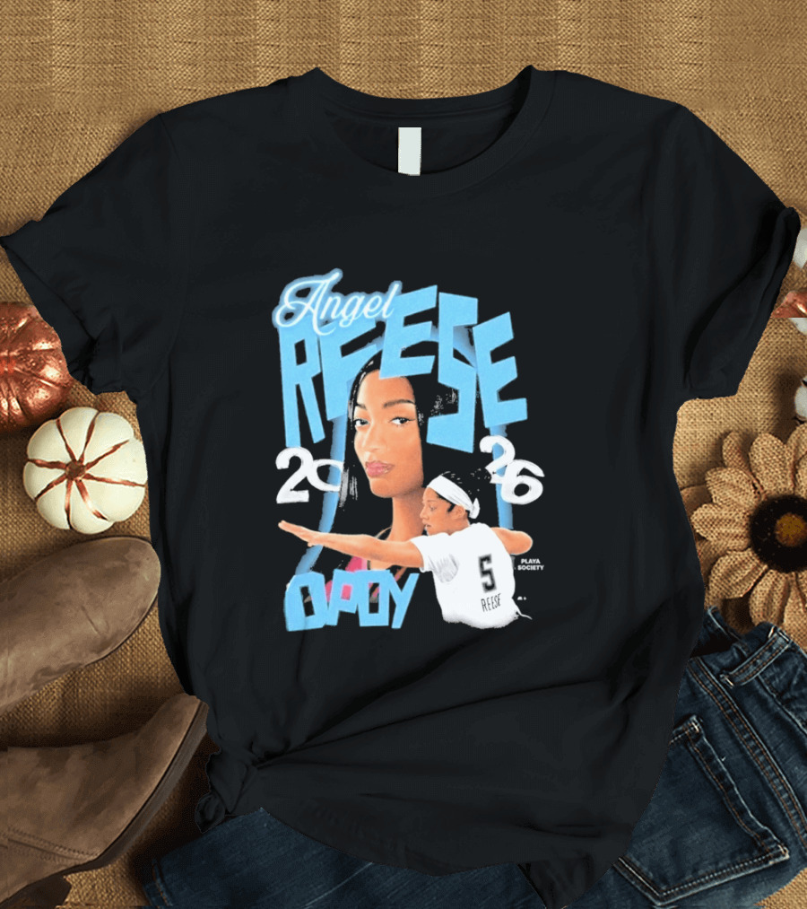 Angel Reese 2026 DPOY Basketball Player T-Shirt