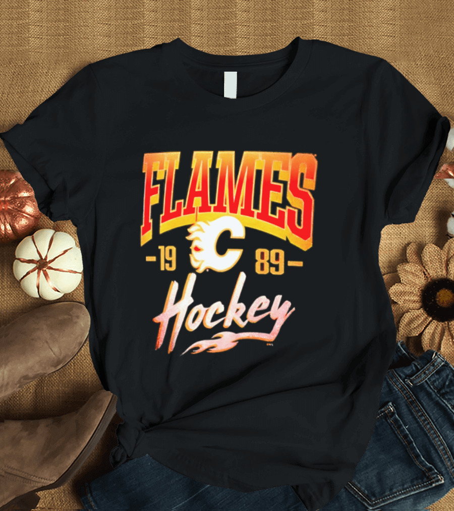 Calgary Flames 1989 Hockey Made To Last T-Shirt