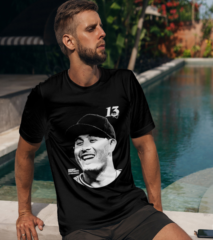 Manny Machado 13 San Diego Padres MLB Lineage Series 2026 T-Shirt