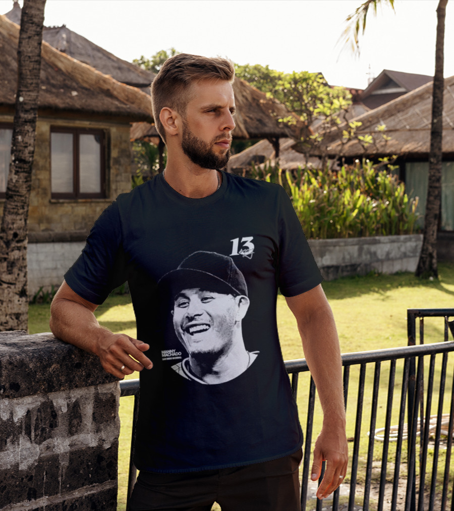 Manny Machado 13 San Diego Padres MLB Lineage Series 2026 T-Shirt