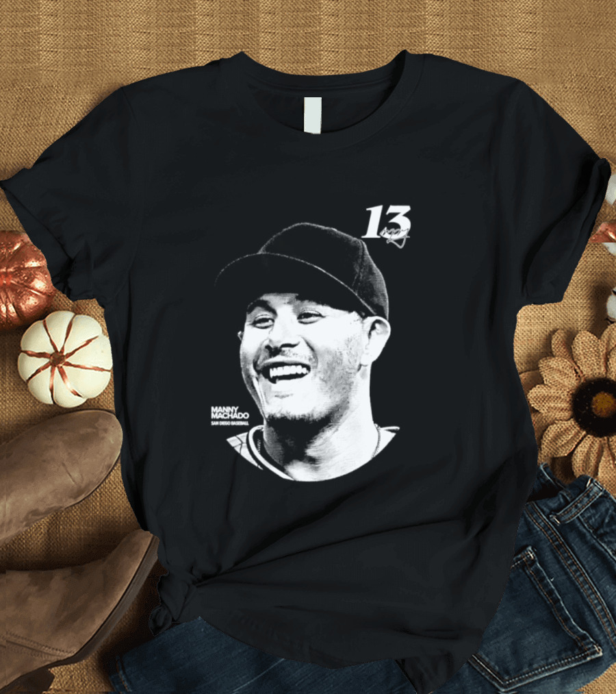 Manny Machado 13 San Diego Padres MLB Lineage Series 2026 T-Shirt