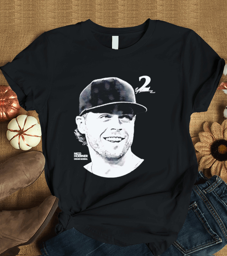 Chicago Cubs Nico Hoerner 2 MLB 2026 Lineage Series T-Shirt