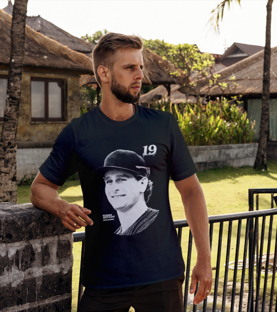 Roman Anthony 19 Boston Red Sox MLB 2026 Lineage Series T-Shirt