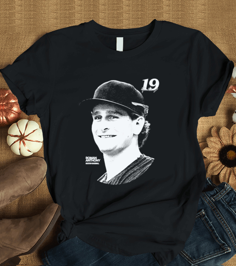Roman Anthony 19 Boston Red Sox MLB 2026 Lineage Series T-Shirt