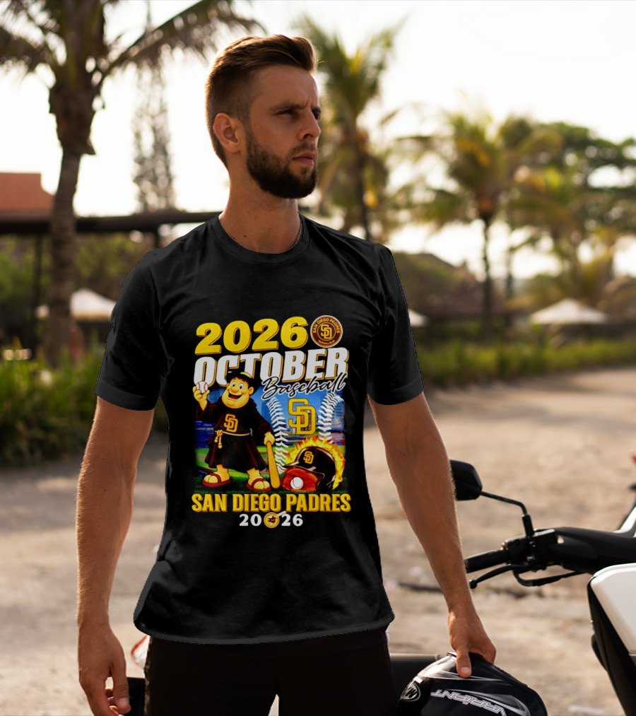 San Diego Padres 2026 October Baseball Postseason T-Shirt