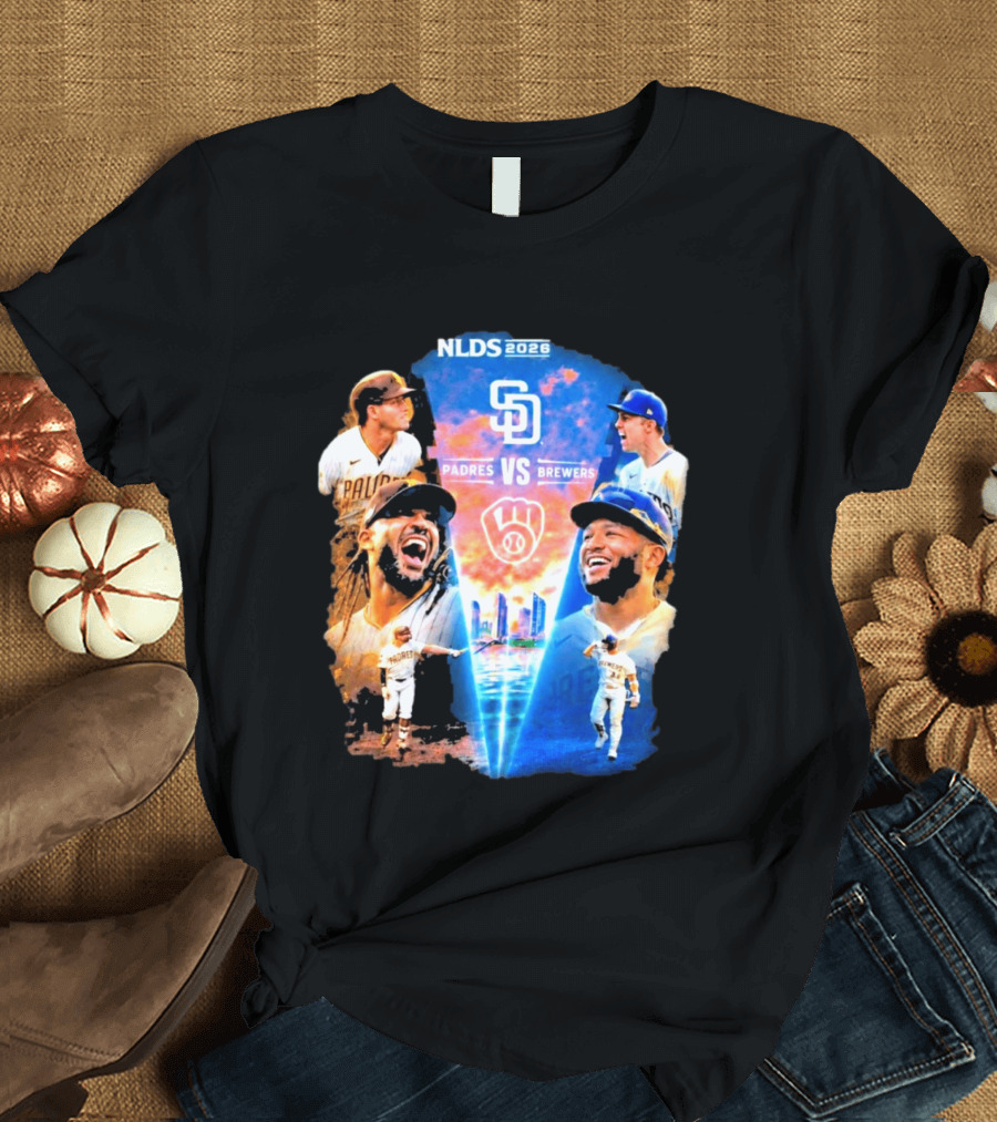 NLDS 2026 San Diego Padres Vs Milwaukee Brewers Showdown T-Shirt