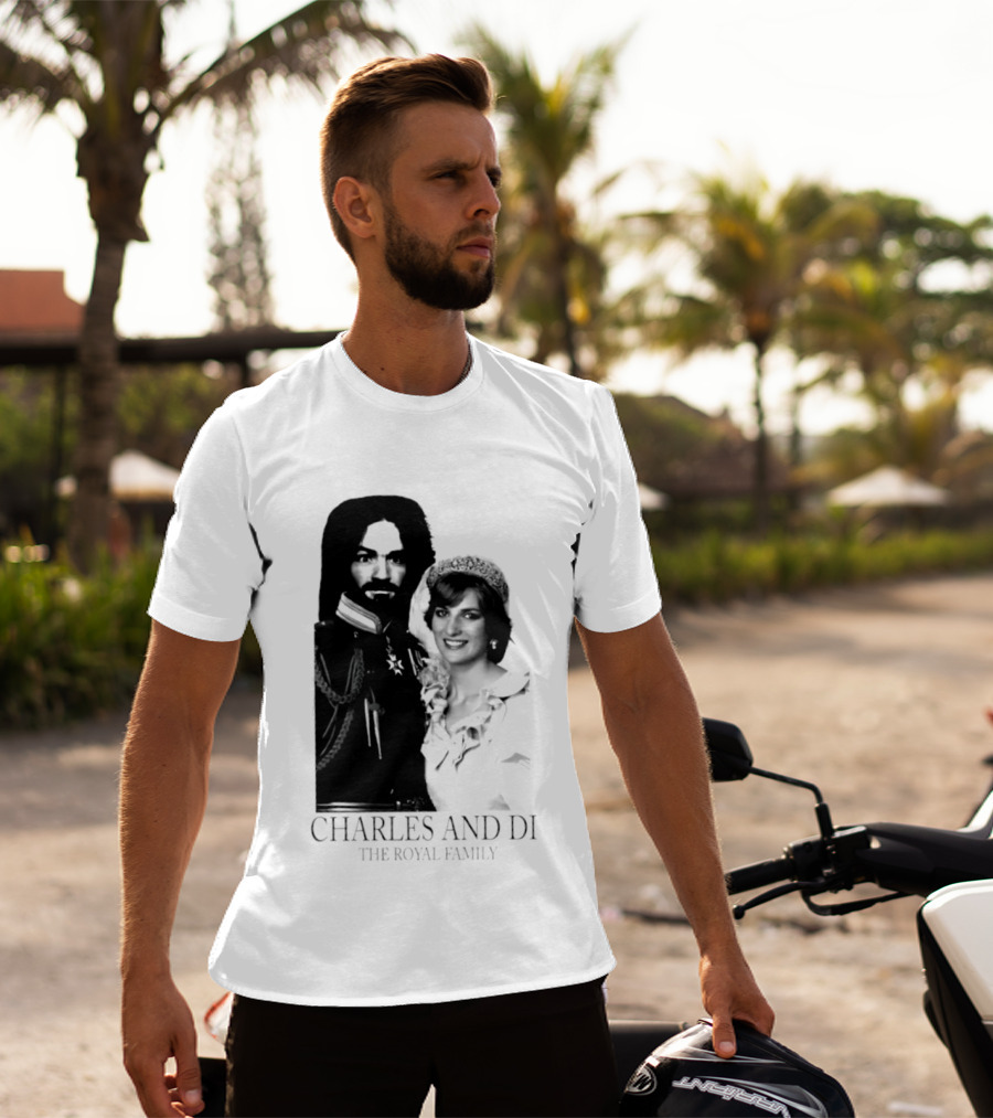 Charles Manson And Princess Diana Charles And Di The Royal Family T-Shirt