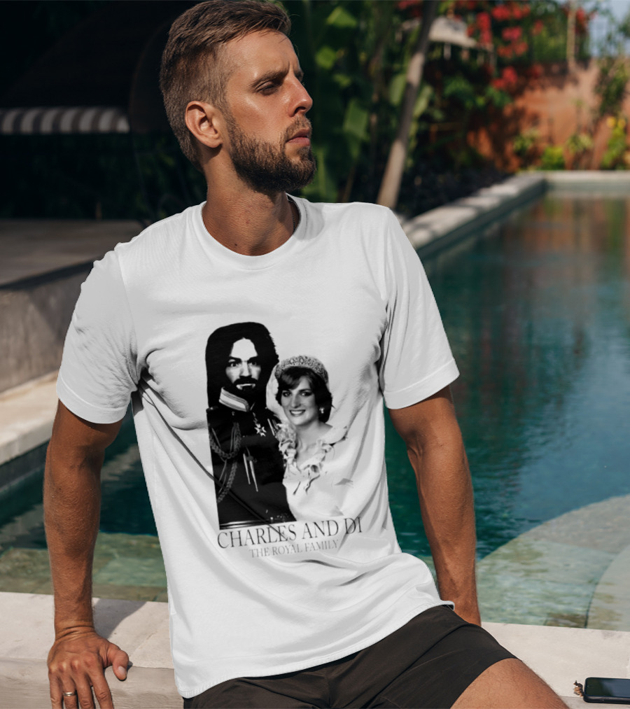 Charles Manson And Princess Diana Charles And Di The Royal Family T-Shirt