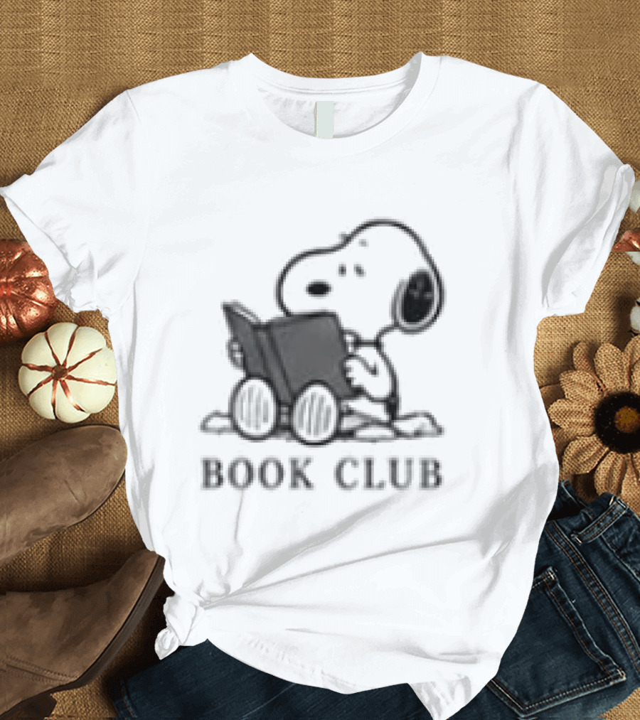 Snoopy Just One More Chapter Book Club For Peanuts And Bookish Fans T-Shirt