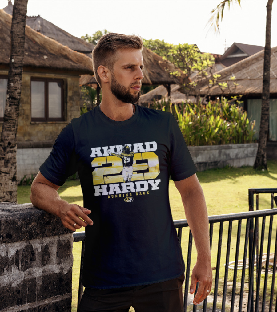 Ahmad 20 Hardy Running Back Missouri Tigers Football NCAA T-Shirt