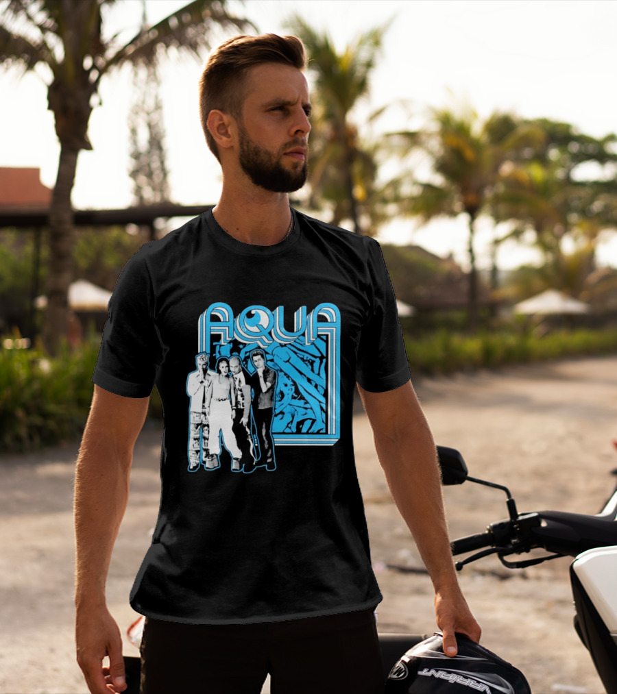 Aqua Band Members Barbie Girl 90s Pop Music Nostalgia T-Shirt
