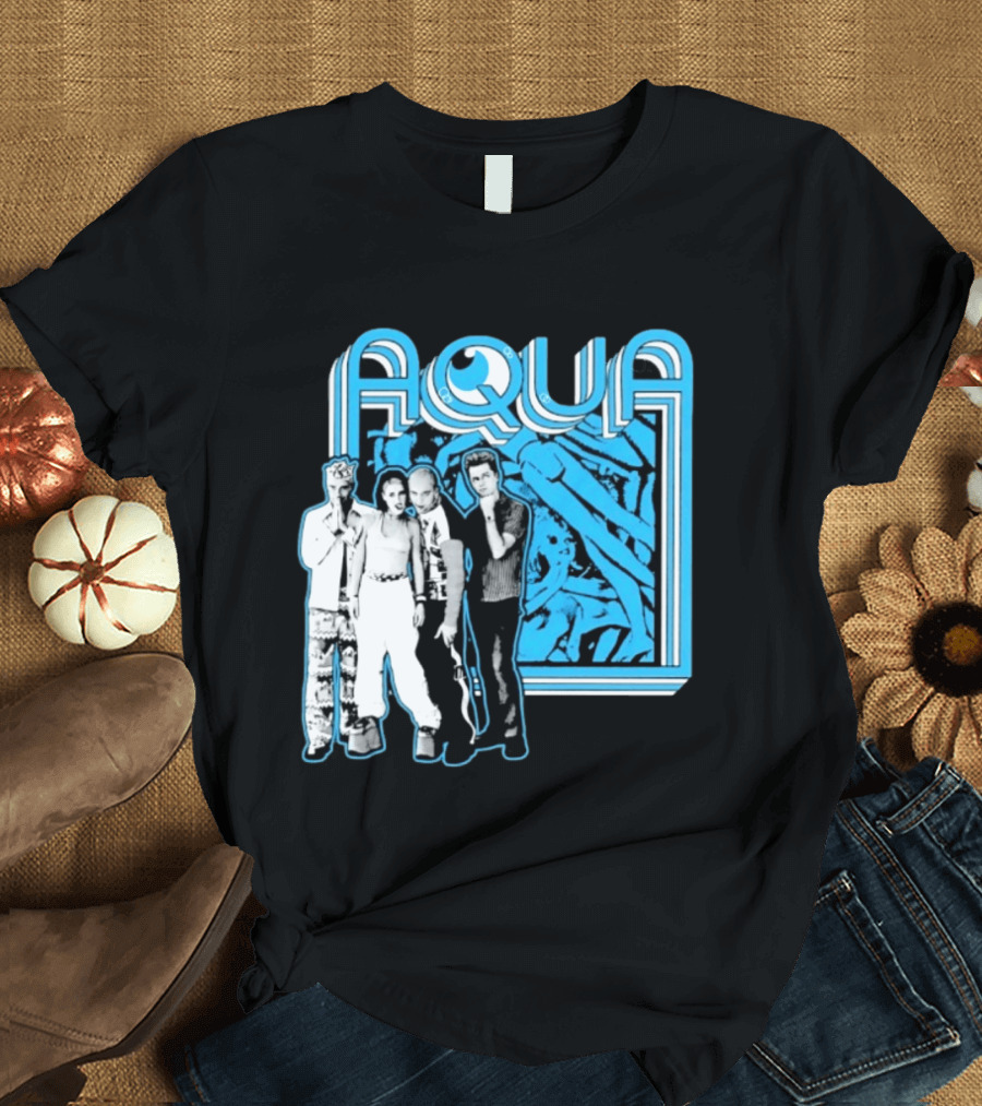 Aqua Band Members Barbie Girl 90s Pop Music Nostalgia T-Shirt