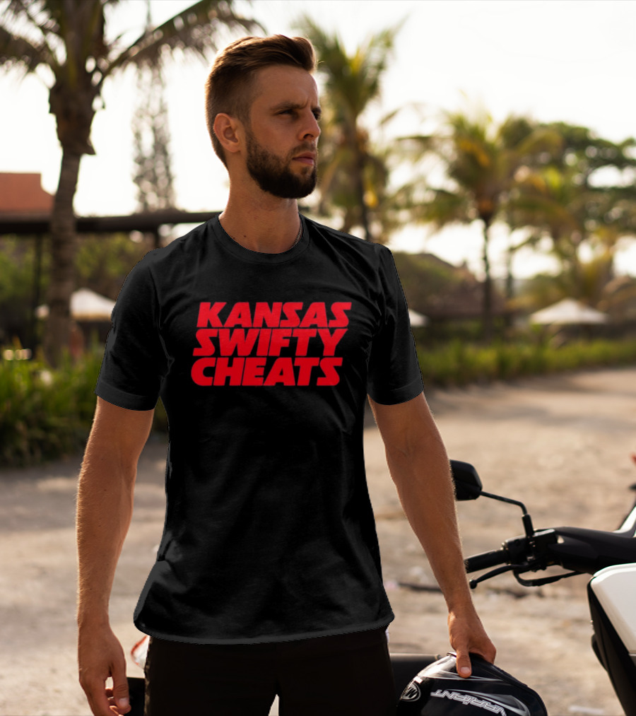 Kansas Swifty Cheats Bold Red T-Shirt