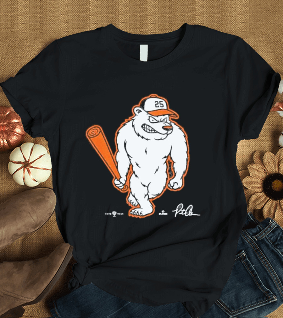 Baltimore Orioles Polar Bear Pete Alonso Baseball Bat T-Shirt
