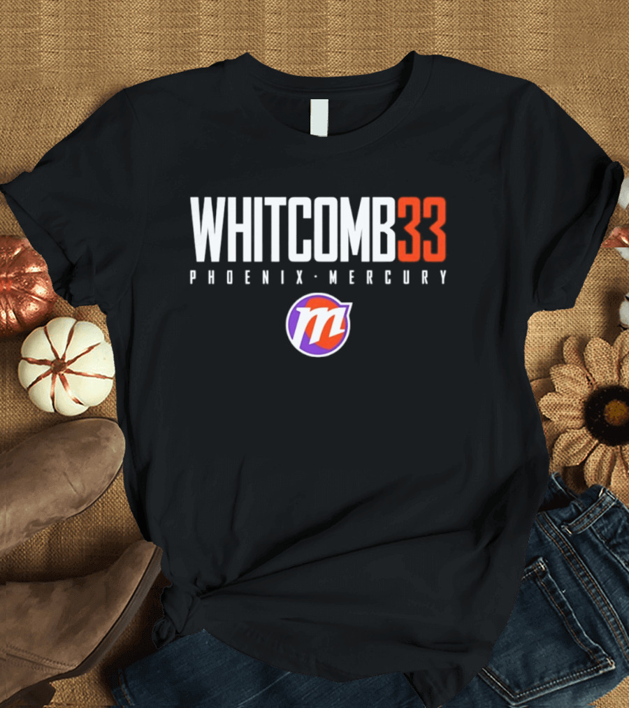 Whitcomb 33 Phoenix Mercury WNBA Name And Number T-Shirt