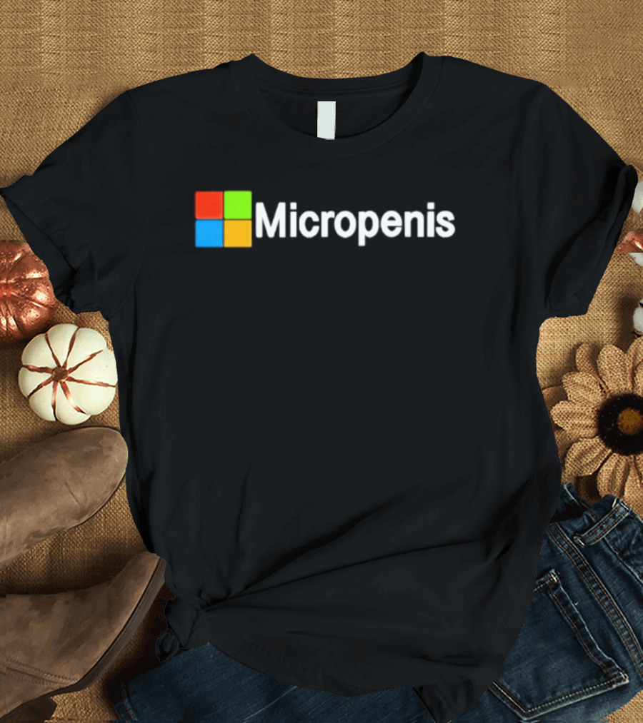 Micropenis Microsoft Parody Blocks T-Shirt
