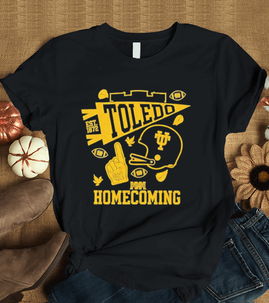 Toledo Homecoming 1872 Football Sports Celebration T-Shirt