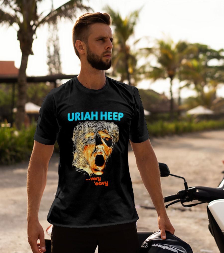 Uriah Heep Very 'Eavy Album Cover Art Hard Rock Music T-Shirt