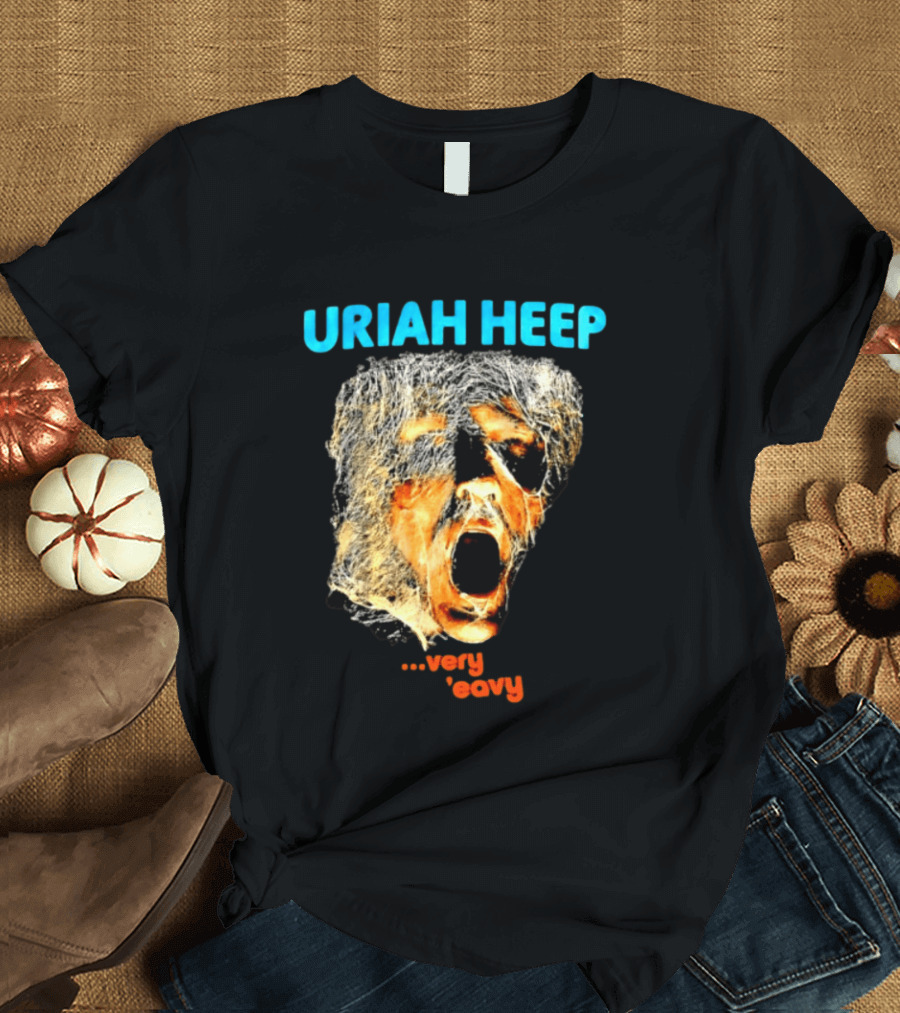 Uriah Heep Very 'Eavy Album Cover Art Hard Rock Music T-Shirt