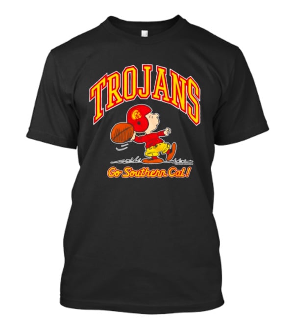 Trojans Peanuts Charlie Brown Go Southern Cal T-Shirt