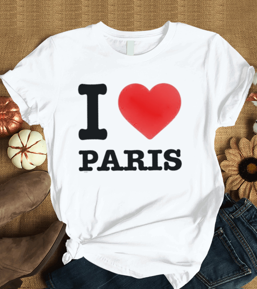 I Love Paris France City Of Light Travel T-Shirt