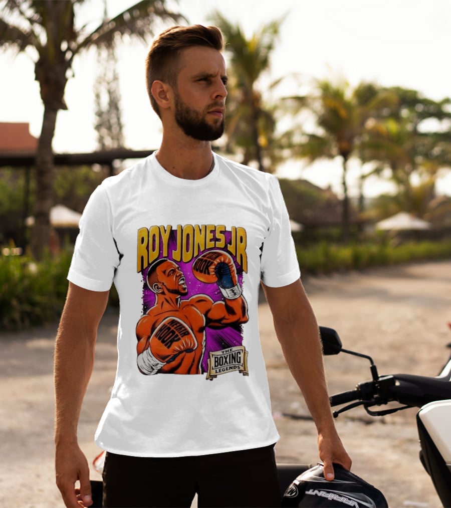 Roy Jones Jr Captain Hook Boxing Legends Wear Hook T-Shirt