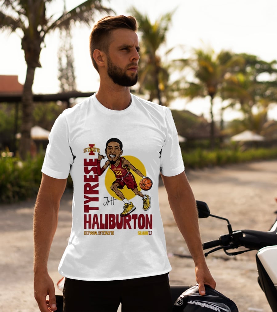 Tyrese Haliburton Iowa State Cyclones Basketball Caricature 22 T-Shirt