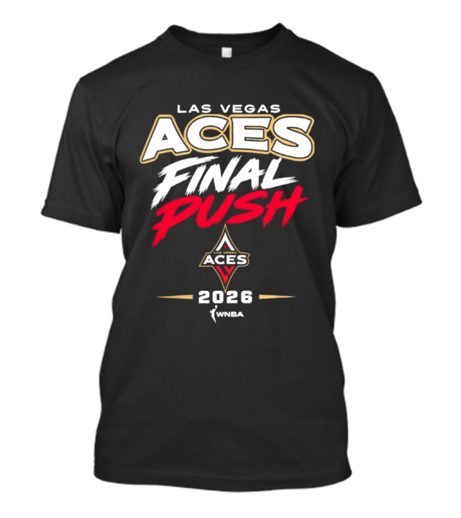 Las Vegas Aces WNBA 2026 Final Push T-Shirt
