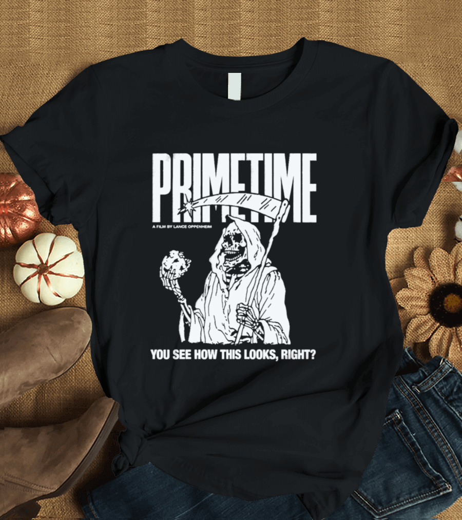 Robert Pattinson Primetime You See How This Looks Right A Film By Louis Oppenheim T-Shirt