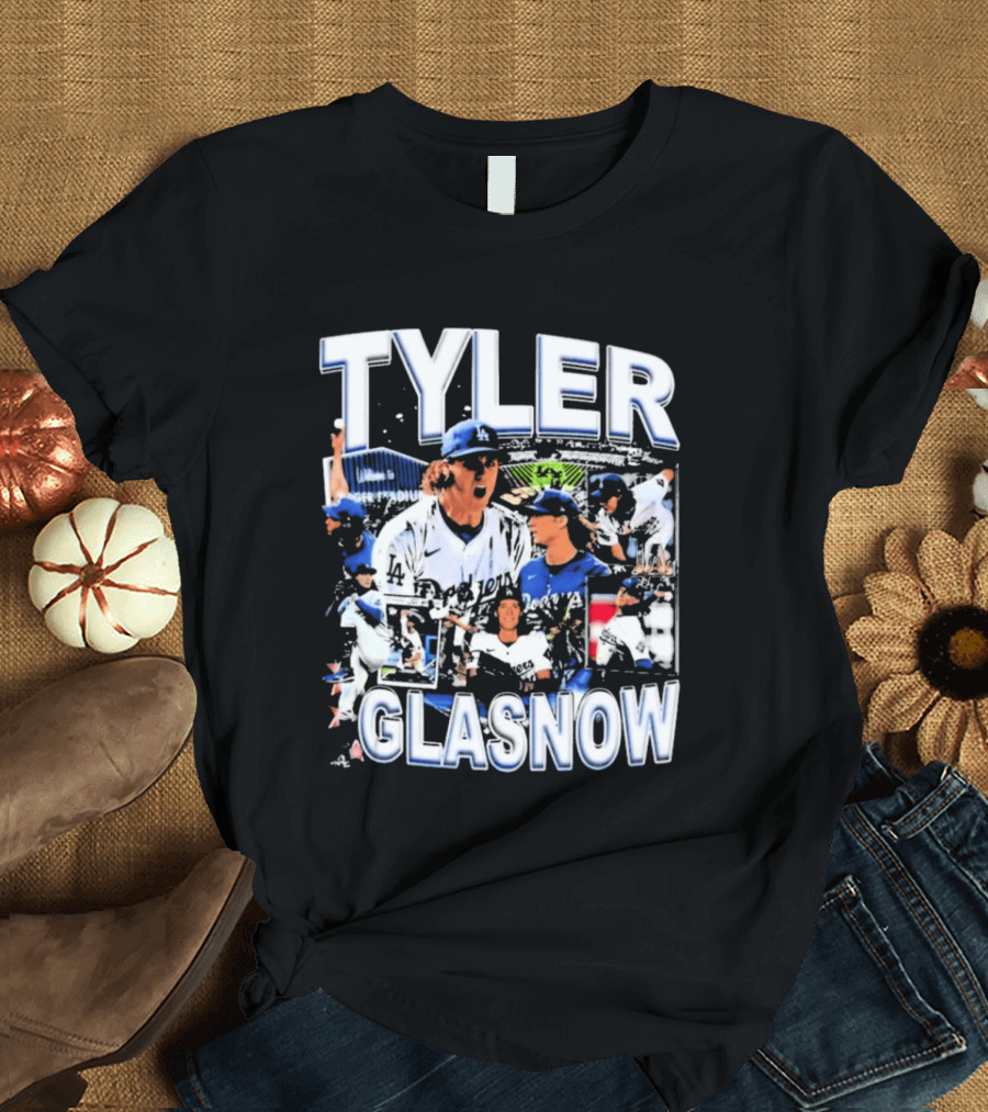 Tyler Glasnow Los Angeles Dodgers Baseball Team T-Shirt