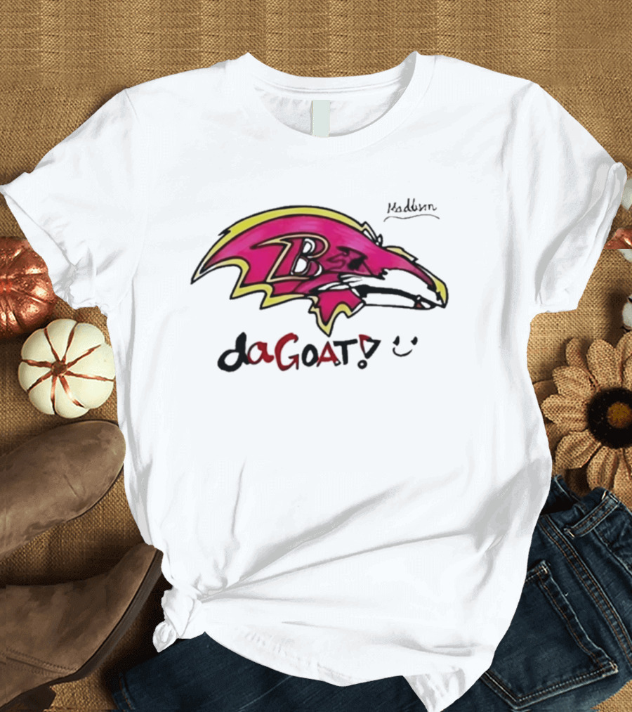 Baltimore Ravens Crucial Catch 2026 Young Heroes Fighting Cancer DaGOAT T-Shirt