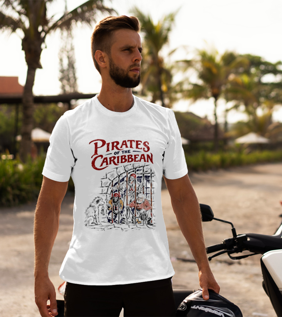 Pirates Of The Caribbean Jail Scene Disney Adventure T-Shirt